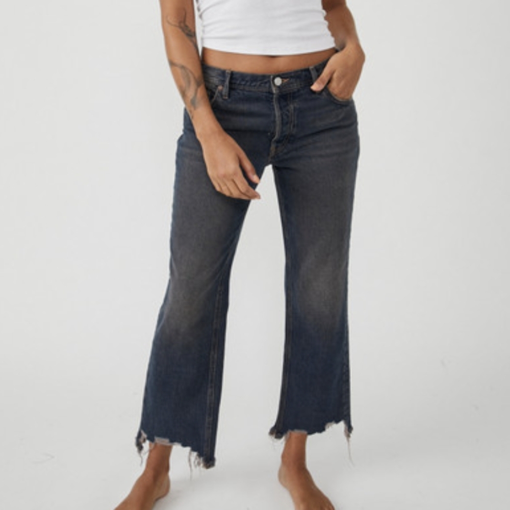 We The Free Maggie Mid-Rise Straight Leg Size 29